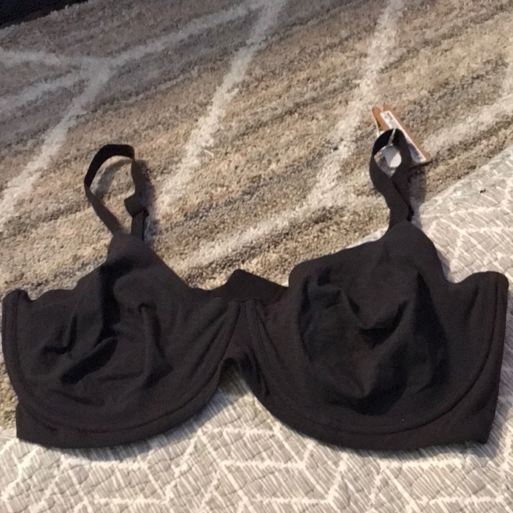 Black Underwire Full Coverage Bra - Women Intimates